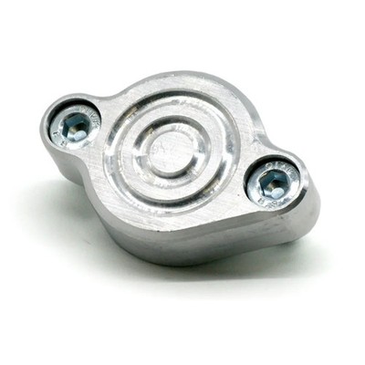 TM Designworks Bremsklotz Off Plate (silber) für Yamaha Raptor 250