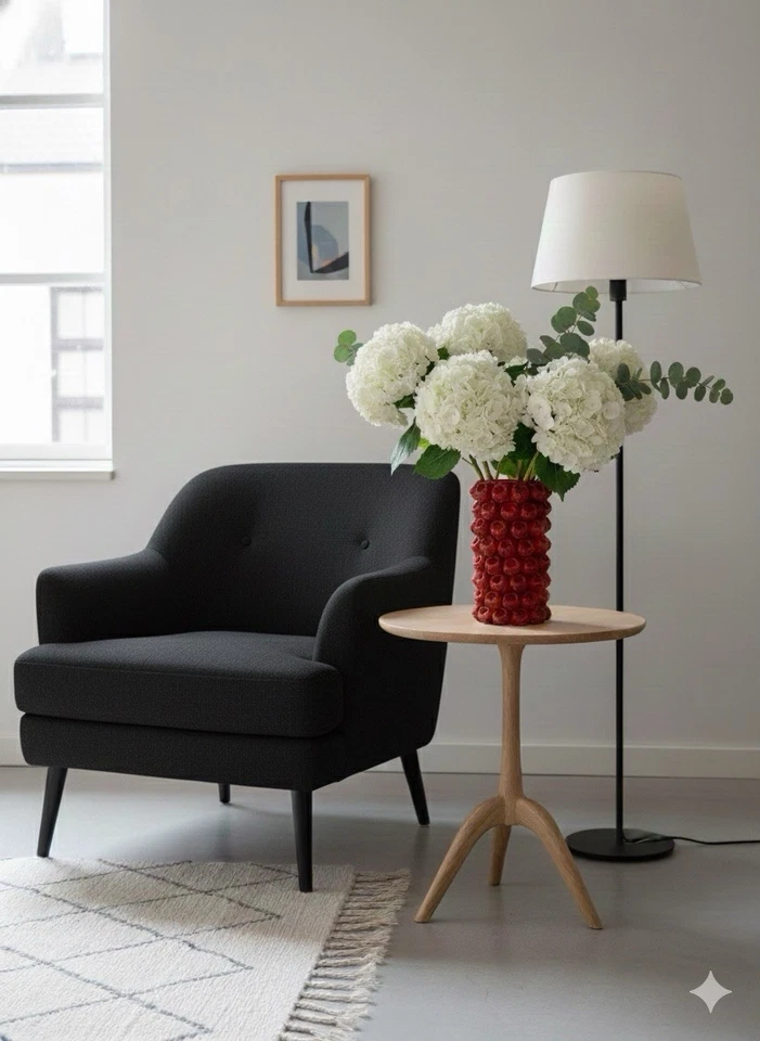 Jarrón hecho a mano con textura | Jarrón 3D | Recubierto de epoxi | Decoración moderna del hogar | 9,5 x 5 pulgadas Foto 4 de 4