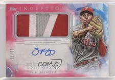 2019 Topps Inception Magenta 33/75 Scott Kingery #IAP-SK Patch Auto iu7