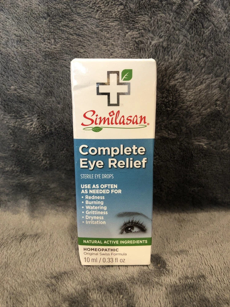 Similasan Complete Eye Relief Drops 0.33 fl oz for Dry Itchy Red Eyes