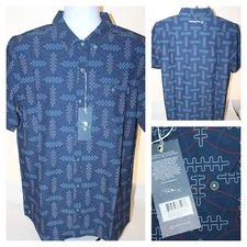 $85 WILLIAM "Bill" MURRAY Mens Large Laces Out Football Button Down Sport Shirt
