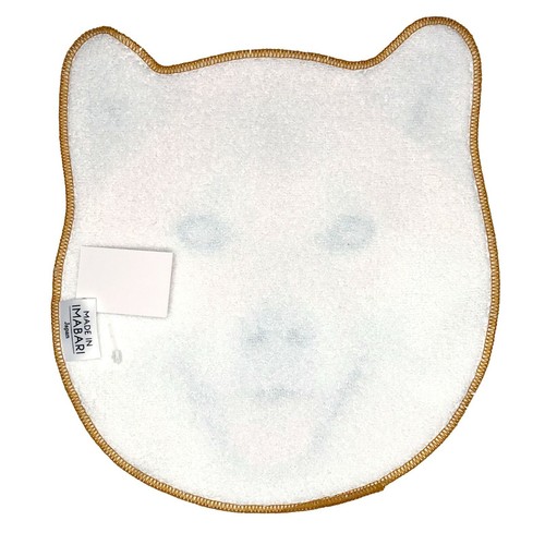 Shiba Inu Red Die-cut Realistic Motif Towel Made in Imabari Japan Cute Dog Towel - Picture 4 of 6