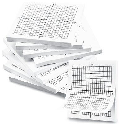 8 Pack Graph Paper Sticky Notes 3x3 Inch Lined Mini Graph Pads for School