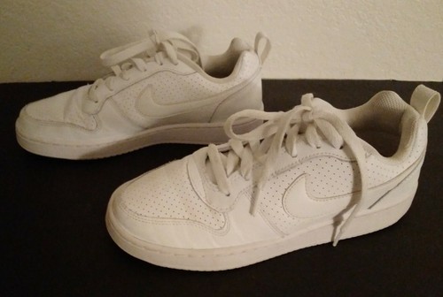 Nike Court Borough Low 844905-110 Womens Size 7.5 Sneakers White | eBay