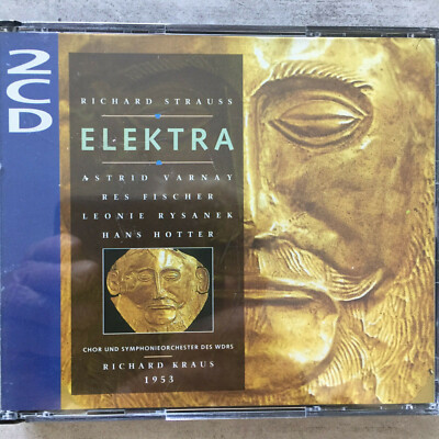 STRAUSS: Elektra - Varnay/Rysanek/Hotter - Kraus (2-CD-Box Gala GL100.512 / neu)