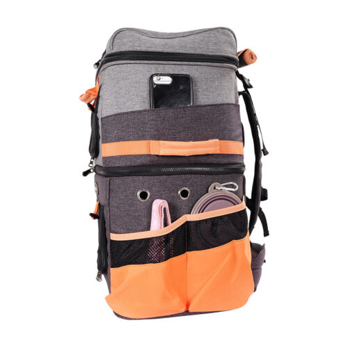 Ibiyaya Two-Tier Rucksack | Doppelter Transport für Hunde & Katzen FC1980-OG - Bild 6 von 8