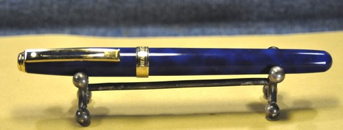 "Sheaffer'S" Lacquer BLUE MARBLÉ> Fountain pen Made in US c.1961's