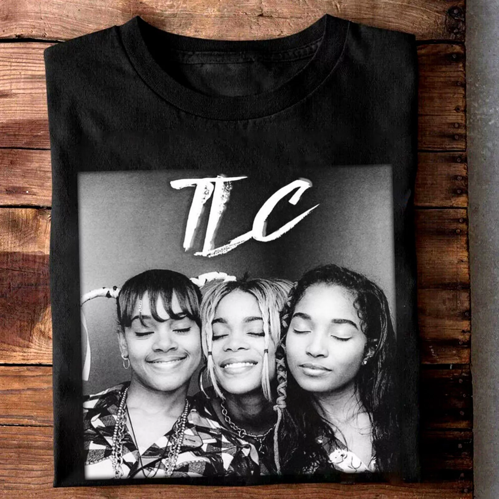Retro TLC Band Unisex Short Sleeve Tee Sizes S to 5XL FL0481