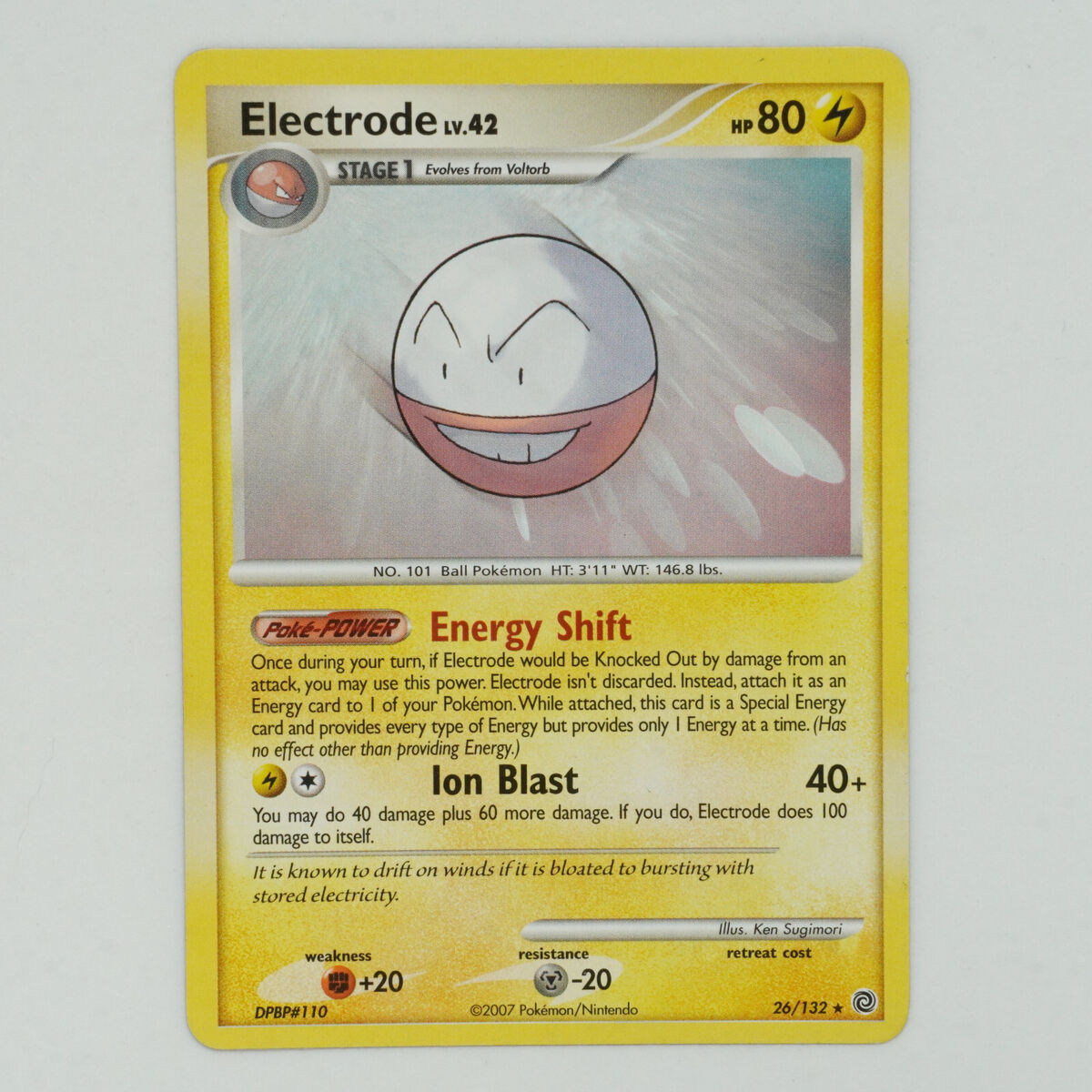 Electrode - Pokémon Elétrico Raro - 26/132 - Secret Wonders!