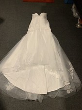 Women  s Wedding Dress Size 12 New With Tags Beautiful White Wedding Dress