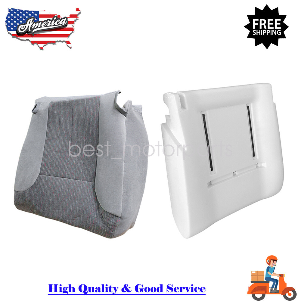 Driver Bottom Cloth Seat Cover & Foam Padding For 1994-97 Dodge Ram 1500 2500