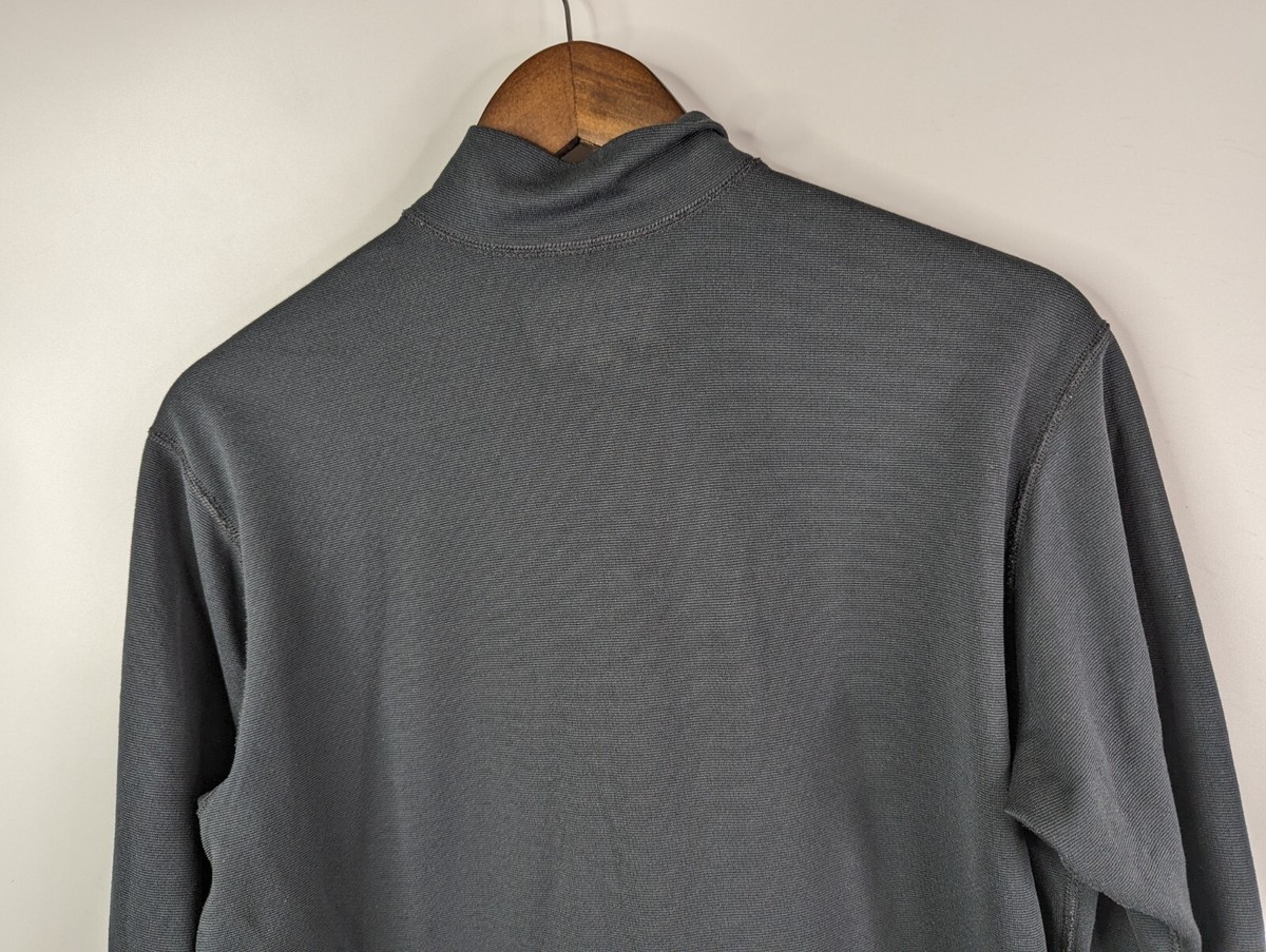ウェア SIMMS POLARTEC WindPro SIMMS Fishing Mens Polartec Power Dry Black Mock 1/4 Zip