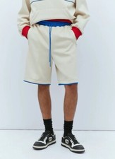 Gucci NWT Logo Embossed Web Stripe Basketball Shorts Medium