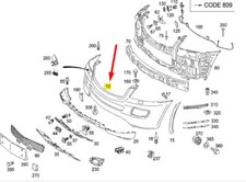 Mercedes-Benz M-Klasse W164 Stoßstange vorne A16488063409999 NEU Original