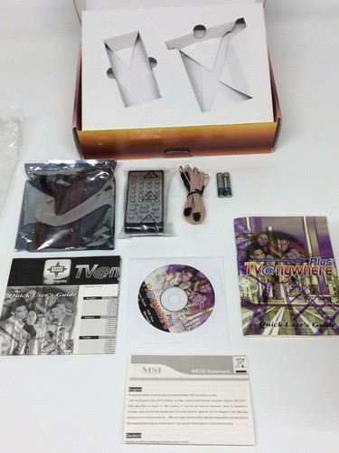 MSI TV@nywhere Plus Kit 9 Bit NTSC/PAL/SECAM Video Decoder Chip TV Tuner - Picture 4 of 7
