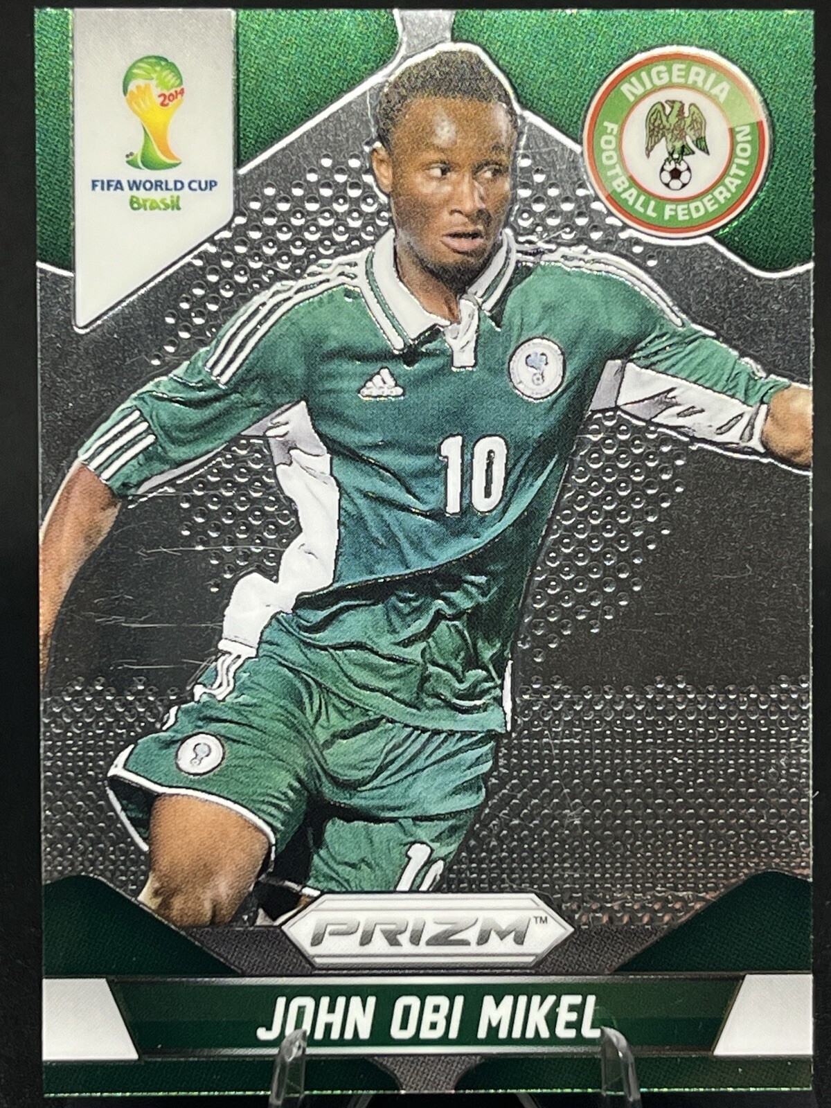 JOHN OBI MIKEL 2014 Panini Prizm FIFA World Cup Brazil #152 Nigeria Soccer