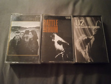 U2 3 Cassette Lot: Joshua Tree, Rattle and Hum, Wide Awake in America