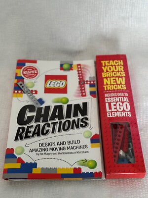 KLUTZ CERTIFIED LEGO CHAIN REACTION 78 PAGE BOOKLET W POP UP EXTRAS NEW 2014