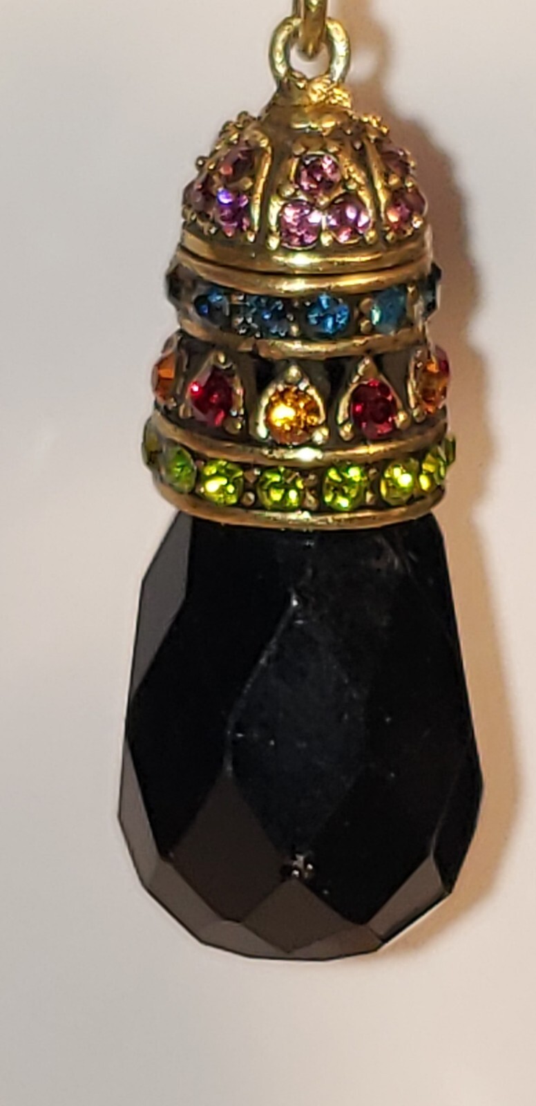 Heidi Daus Interchangeable DANGLING Earrings Clip… - image 12