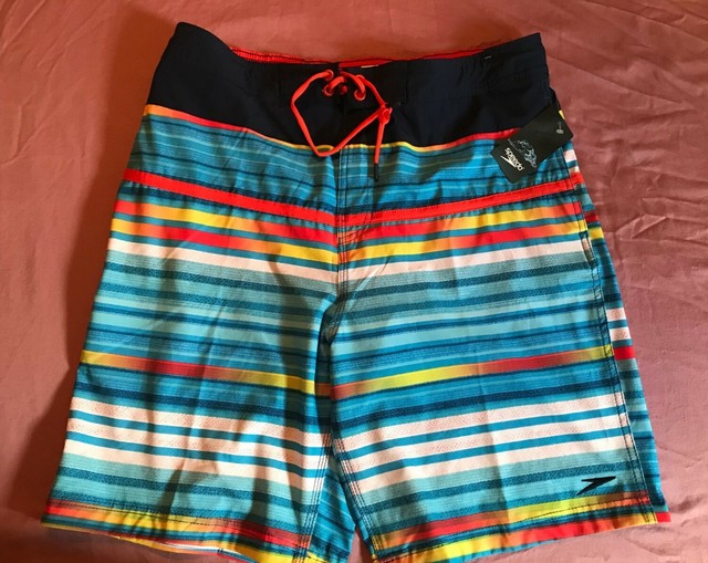 Speedo Mens Swim Suit Swim Trunks 4-Way Stretch UV 50 ...
