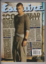 Esquire Mag Brad Pitt 100 Things & Ideas October 2006 032420nonrh