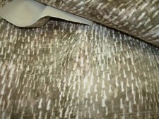 9 1/8 YDS FAUX SUEDE WITH BACKING SPECKLED TAUPE UPHOLSTERY FABRIC FOR LESS