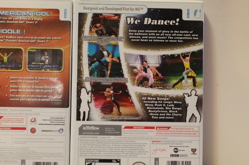 Lote de 2 Videojuegos American Idol Karaoke Revolution Bailando con Estrellas Completo - Imagen 4 de 4