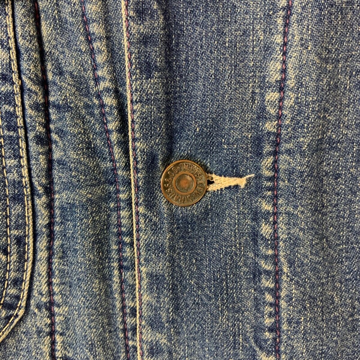 VTG RARE 70742-20 LEVIS WORKERS BLANKET LINED DENIM CHORE VTG RARE 70742-20 LEVIS WORKERS BLANKET LINED DENIM CHORE