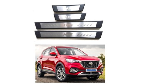 MG HS DOOR SILL SCUFF PROTECTOR PLATES SILVER LOGO IN PLASTIC BASE ...