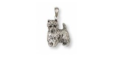 Westie Pendant Jewelry Sterling Silver Handmade West Highland White Terrier Pend