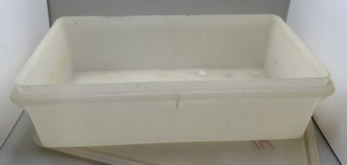 Tupperware Behälter mit Deckel 11x7 durchsichtig rechteckig - Bild 3 von 3