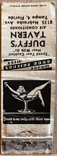 Duffy's Tavern Tampa FL Florida Girlie Vintage Matchbook Cover
