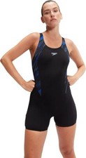 Image of Speedo Womens Hyperboom Muscleback Swimsuit Swimming Costume Black BNWT 42