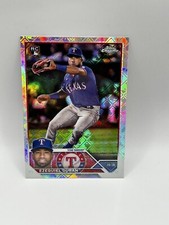 2023 Topps Chrome Logofractor Ezequiel Duran Rookie RC #36 Rangers