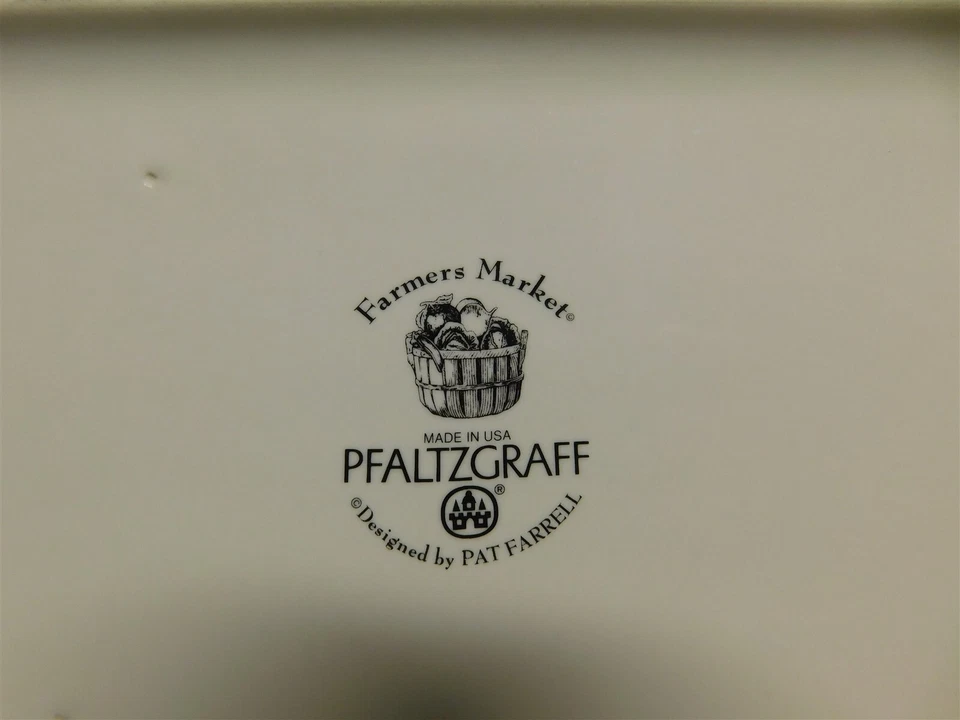 Pfaltzgraff Farmers Market Serving Cheese Tray 13.5 x 6.75 - Image 4 of 4