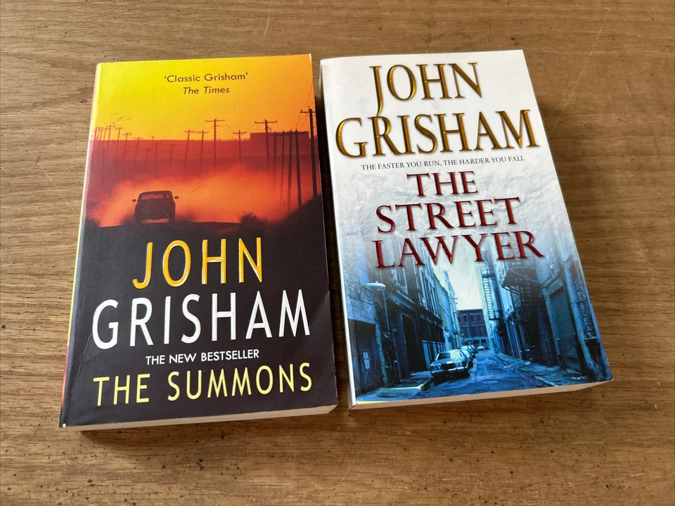John Grisham, Lot 8 x Books, Firm, Summons, Confession, Rain Maker (PB) BC6A - image 3 of 4