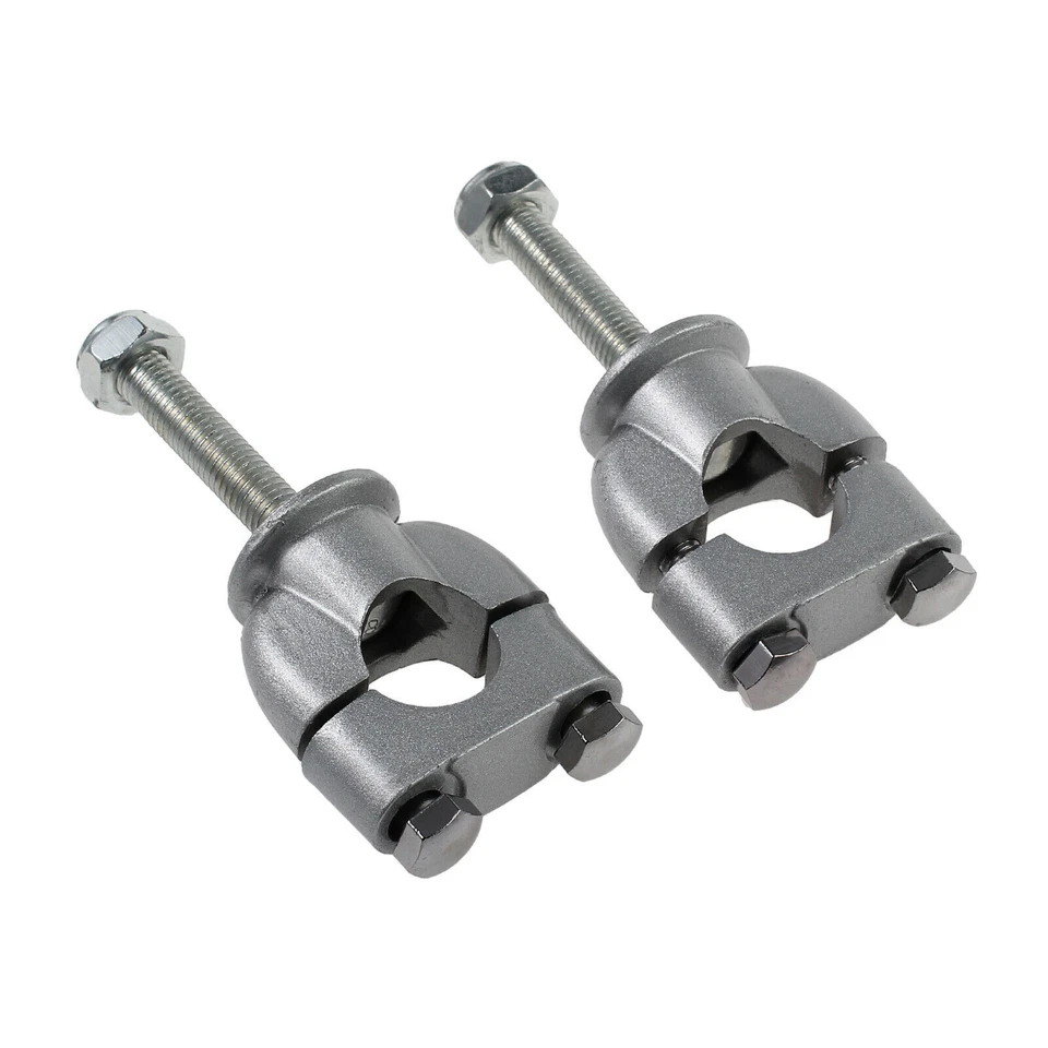 Par de elevadores de manillar de motocicleta de 7/8"" 22 mm Kit de barra de abrazadera Manillar de montaje en metal Foto 3 de 4