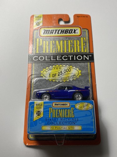 Matchbox Premiere Street Machines Collection '70 Pontiac GTO Car 1997