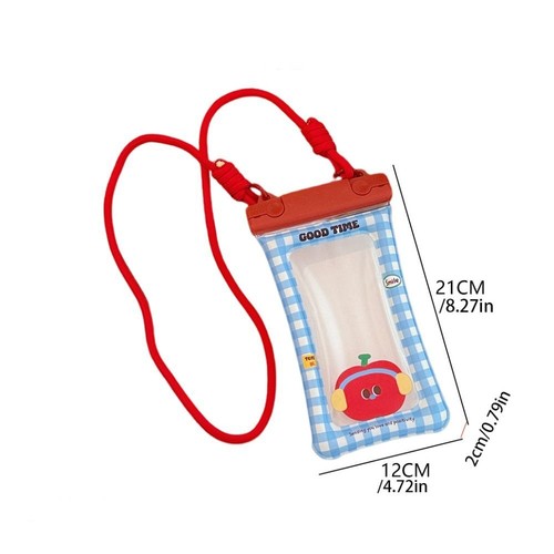 PVC Hanging on Neck Phone Bag Transparent Mobile Phone Pouch Diving - 第 2/18 張圖片