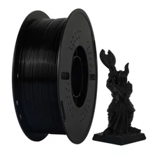 Kingroon 1KG PETG 1.75 mm 3D Printer Filament Black Bundle Spool Roll FDM