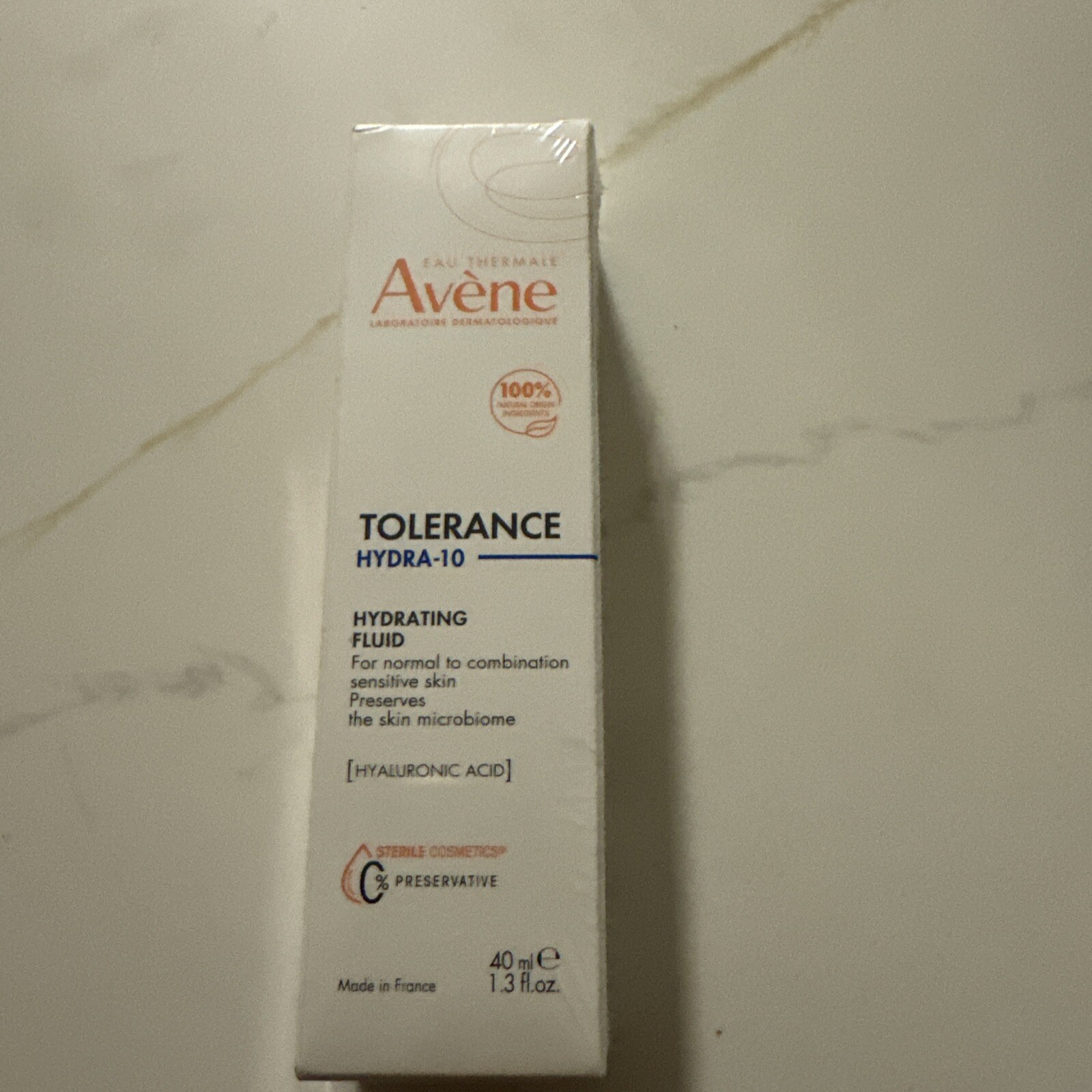 AVENE Tolerance Hydra-10 Moisturising Hydrating Fluid 40ml For Sensitive Skin