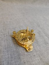 WEST LONDON BRASS MARITIME SUNDIAL COMPASS NAUTICAL DECOR VINTAGE