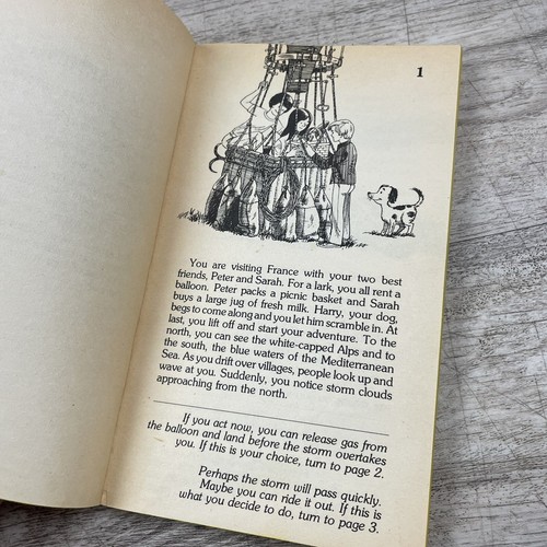 Choose Your Own Adventure #3: By Balloon to the Sahara CYOA Edward Packard 1979 - Picture 10 of 10