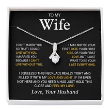 To My Wife Necklace, Anniversary Gift For Wife, Wife Birthday Gift, Mother Day