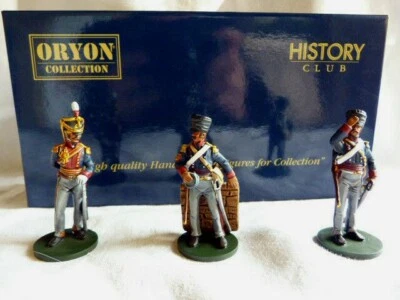 3 soldats de plomb premier empire Oryon Ref 6022 - Kings German Legion - Photo 1/4