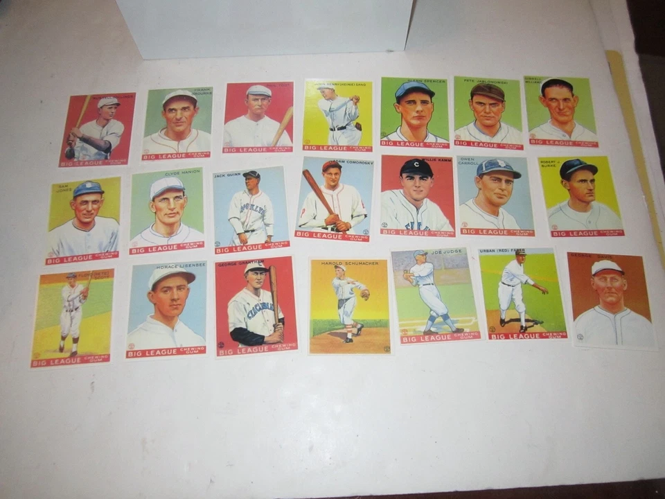 (95) 1933 GOUDEY BASEBALL CARD 1983 REPRINTS - RENATA GALASSO - TUB T - Image 2 of 4
