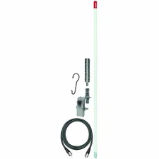 KW364A8A-W - Firestik 3' Single Mirror Mount CB Antenna Kit (White)