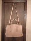 Kate Spade Schultertasche Leder Creme 