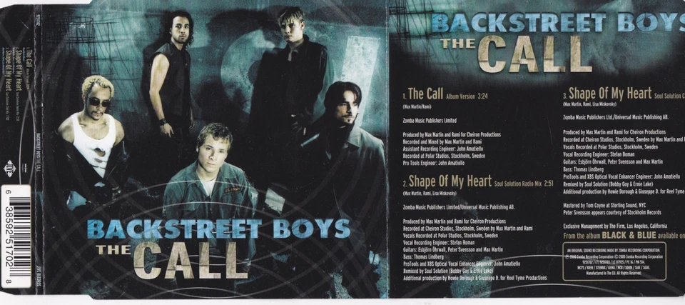 Backstreet Boys - The Call  - Shape of my Heart  (3 Track Maxi CD) - Bild 1 von 1