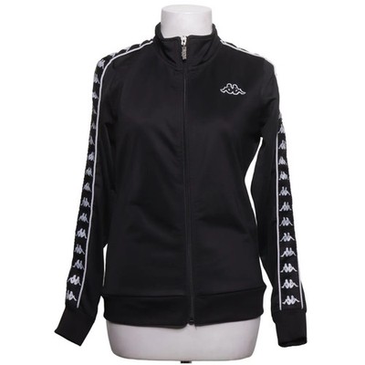 Kappa, Trainingsjacke, Damen, Größe: XS, Schwarz, Polyester, Print #aY4